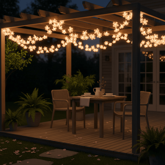 guirlande - Guirlande Solaire Fleurs de Cerisier™ - Solairox