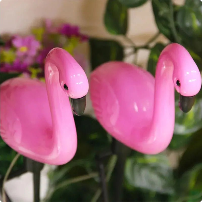 - 3 Lampes solaires flamant rose - Solairox