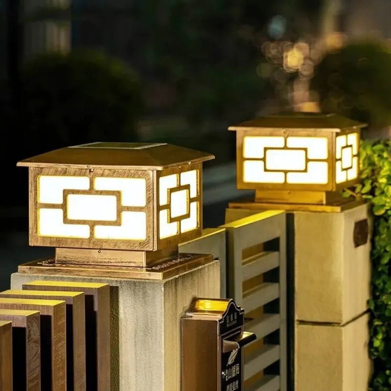  - Éclairage solaire pour pilier de portail - Solairox
