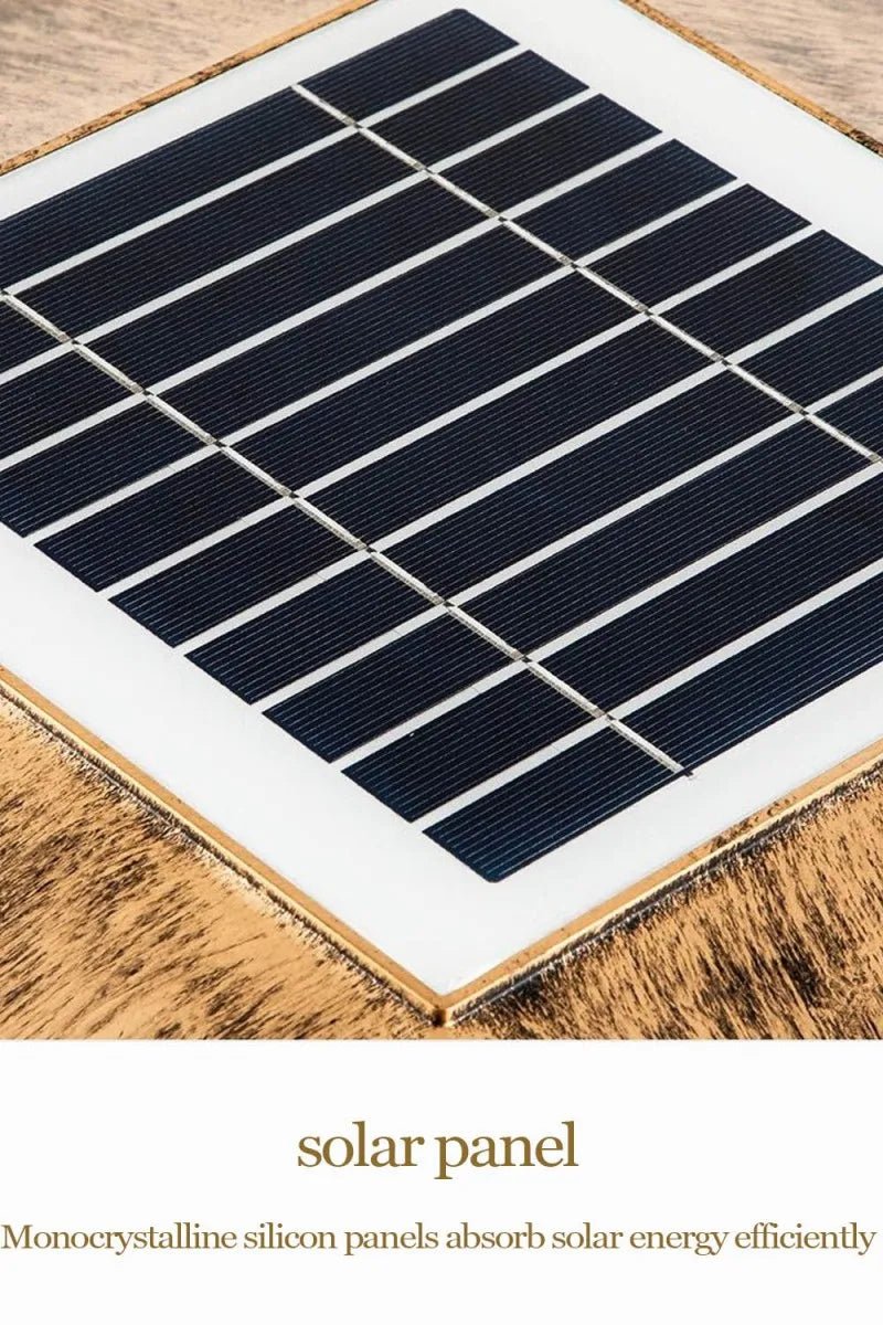  - Éclairage solaire pour pilier de portail - Solairox
