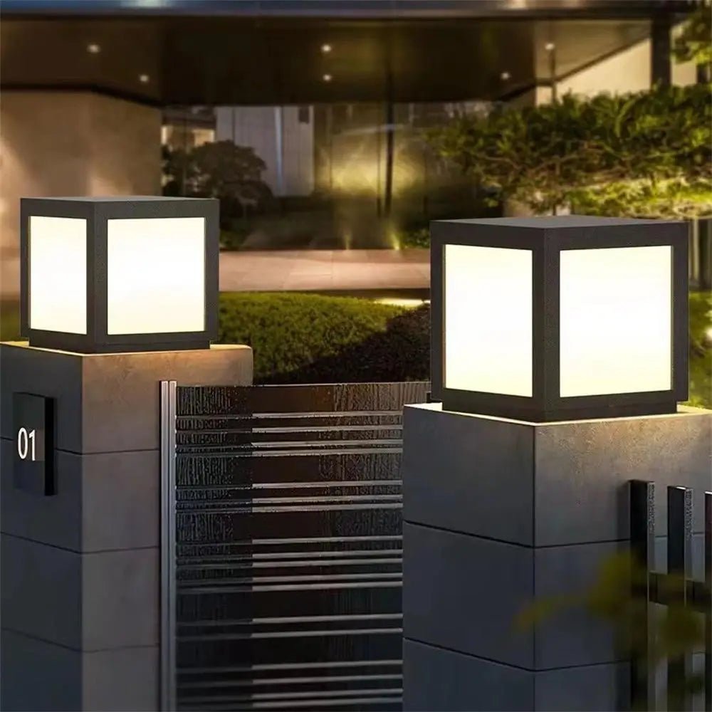  - Éclairage solaire pour pilier de portail - Solairox