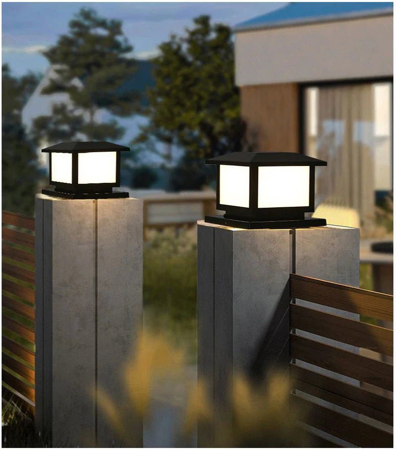  - Éclairage solaire pour pilier de portail - Solairox