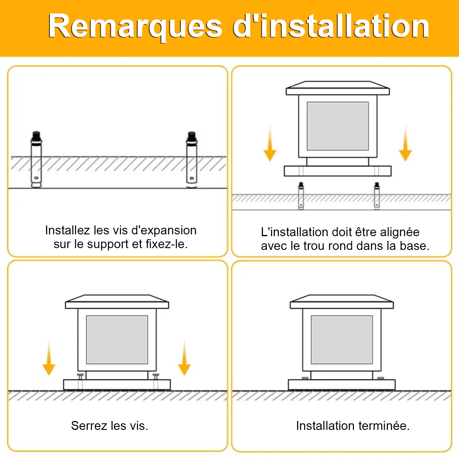  - Éclairage solaire pour pilier de portail - Solairox
