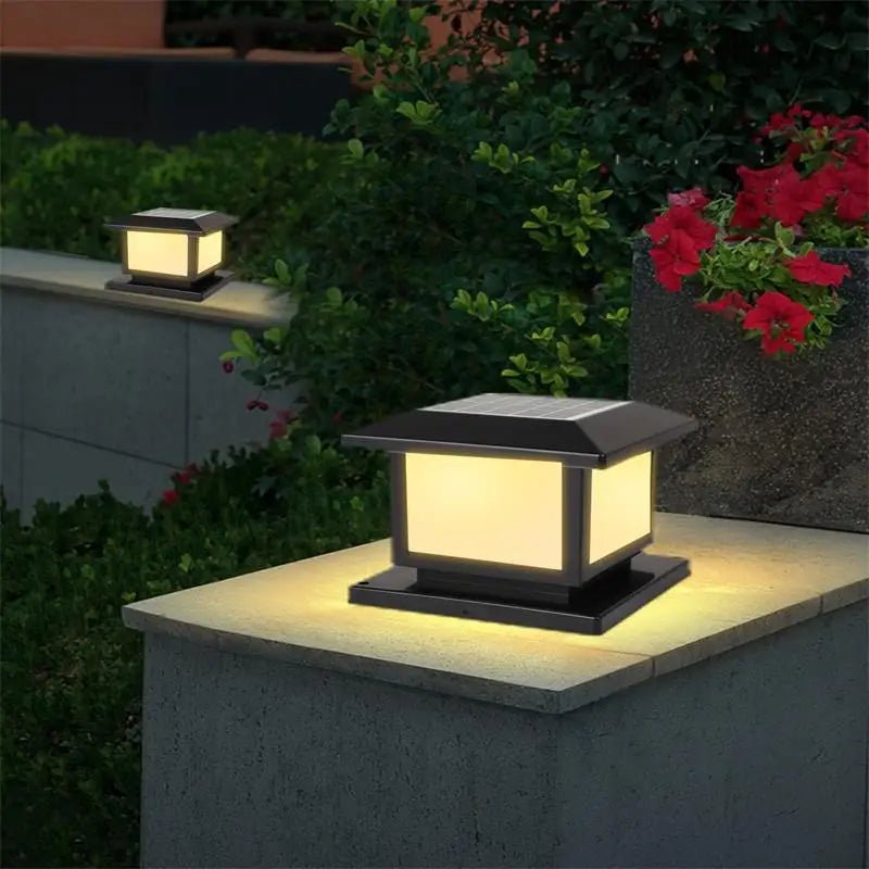  - Éclairage solaire pour pilier de portail - Solairox
