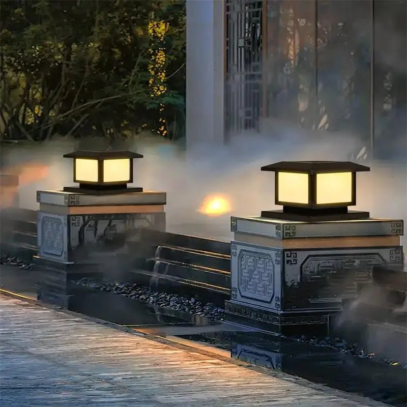  - Éclairage solaire pour pilier de portail - Solairox